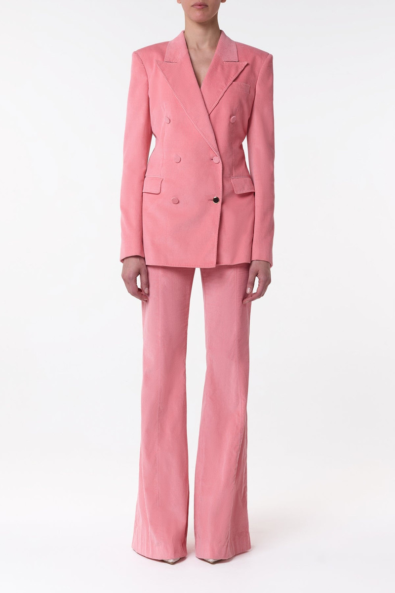 GABRIELA HEARST Gavin Blazer in Rosa Sea Island Cotton Corduroy outlook