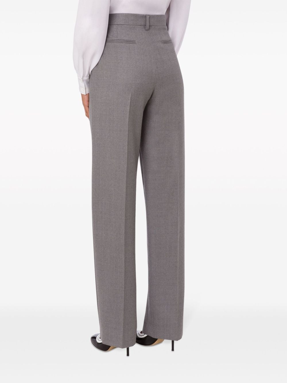 high-waist tailored trousers - 3