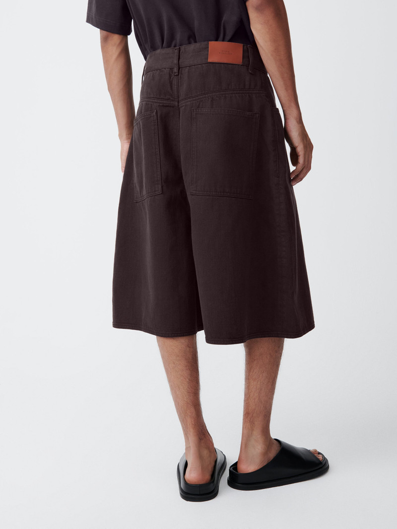 Reverse Denim Shorts 6