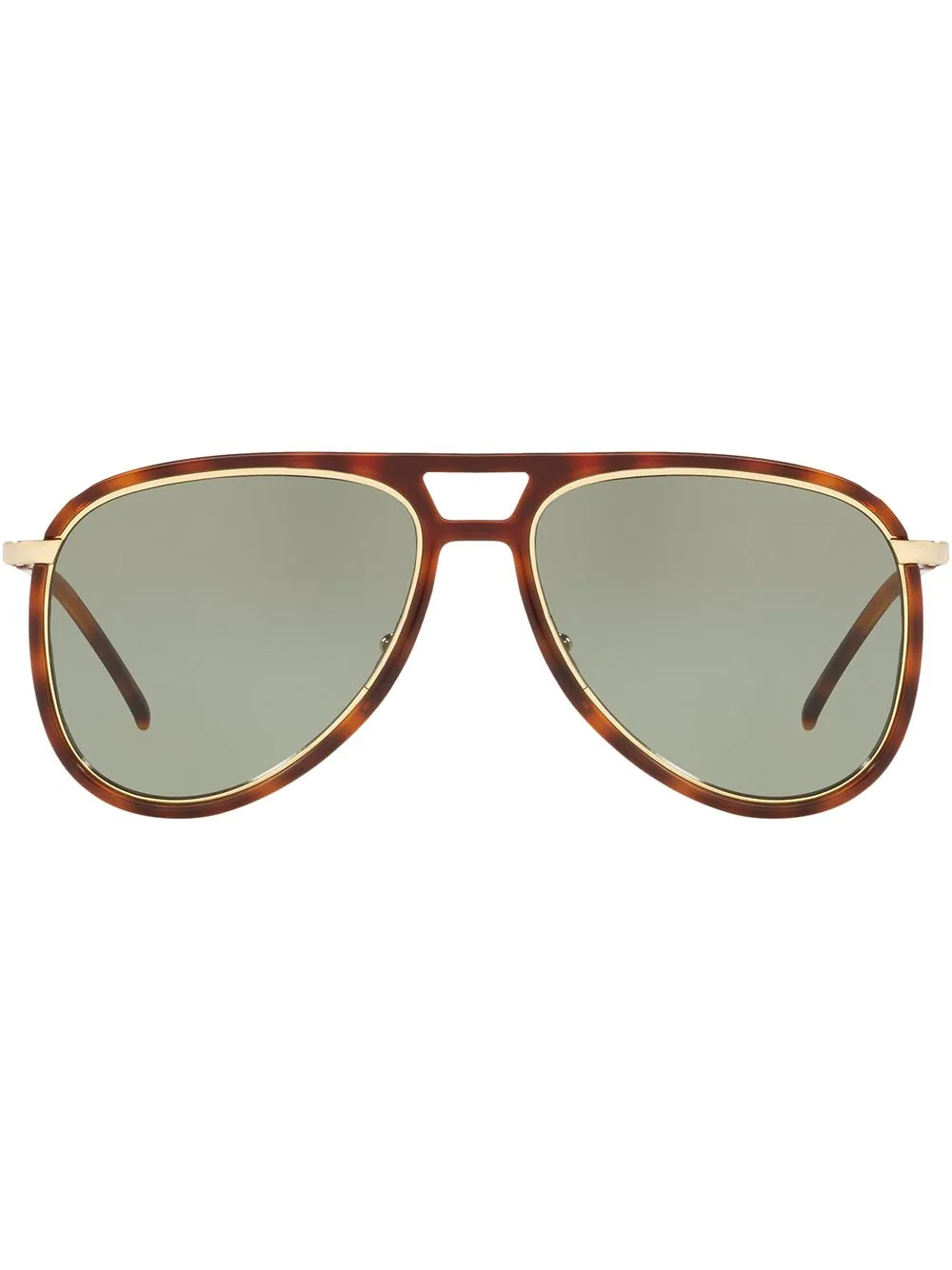 double-frame aviator sunglasses - 1