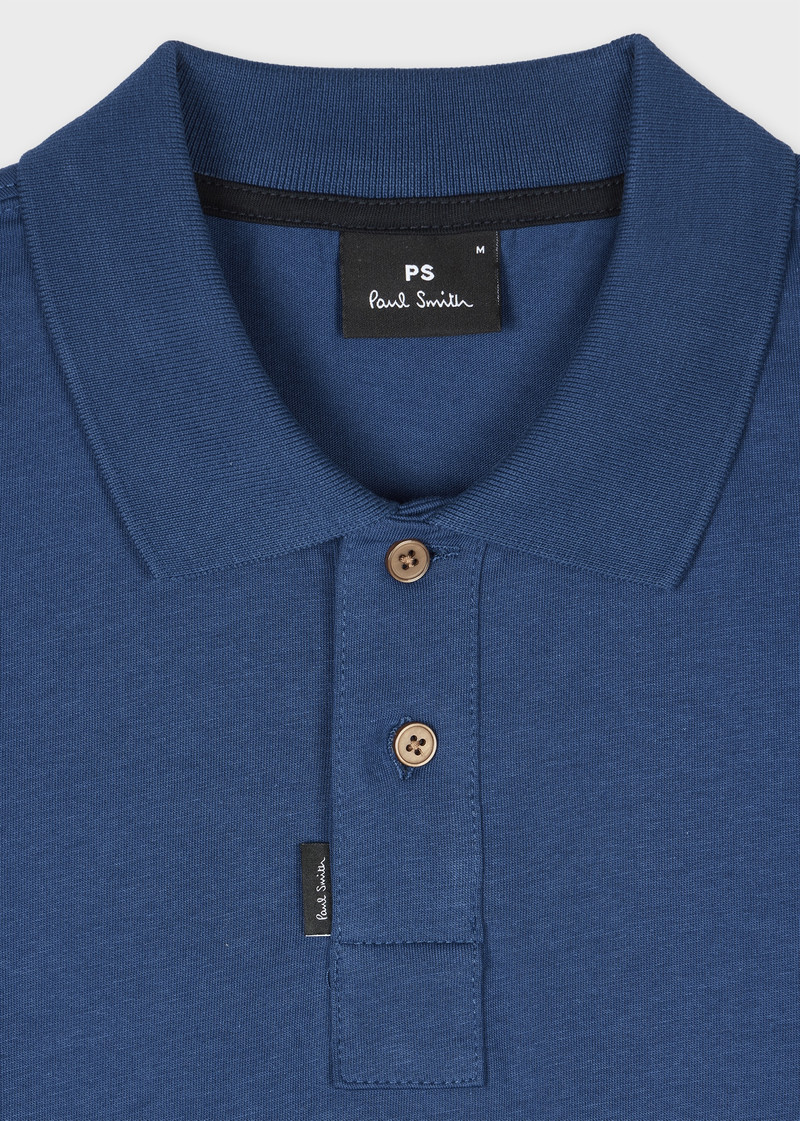 Paul Smith Blue Organic Cotton Polo Shirt outlook