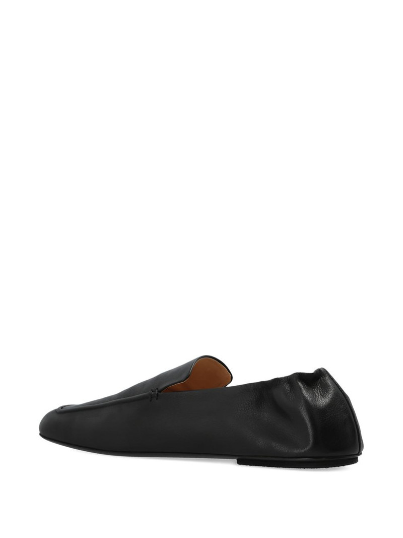 gathered leather loafers 3