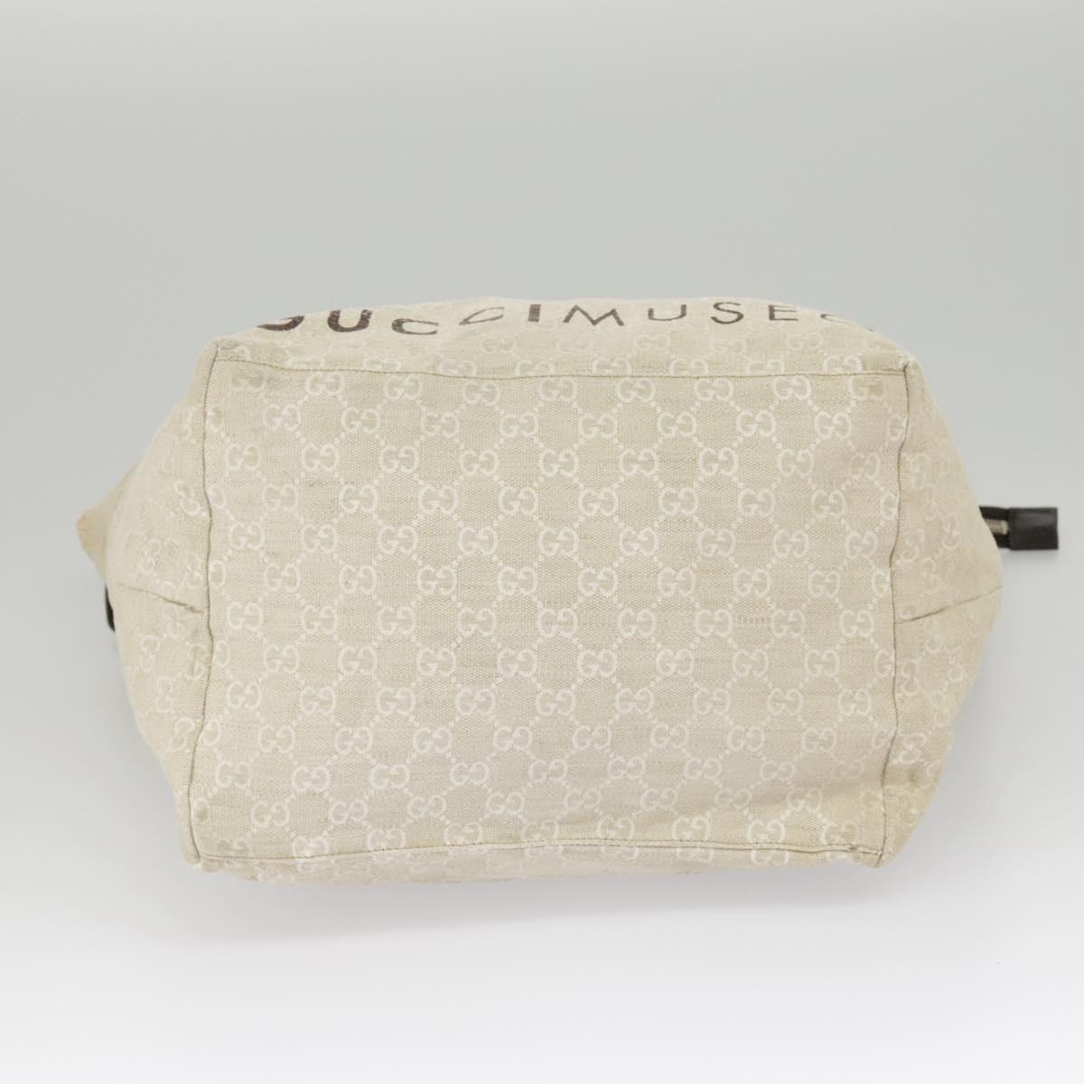 GUCCI GG Canvas Tote Bag Beige Silver - 7