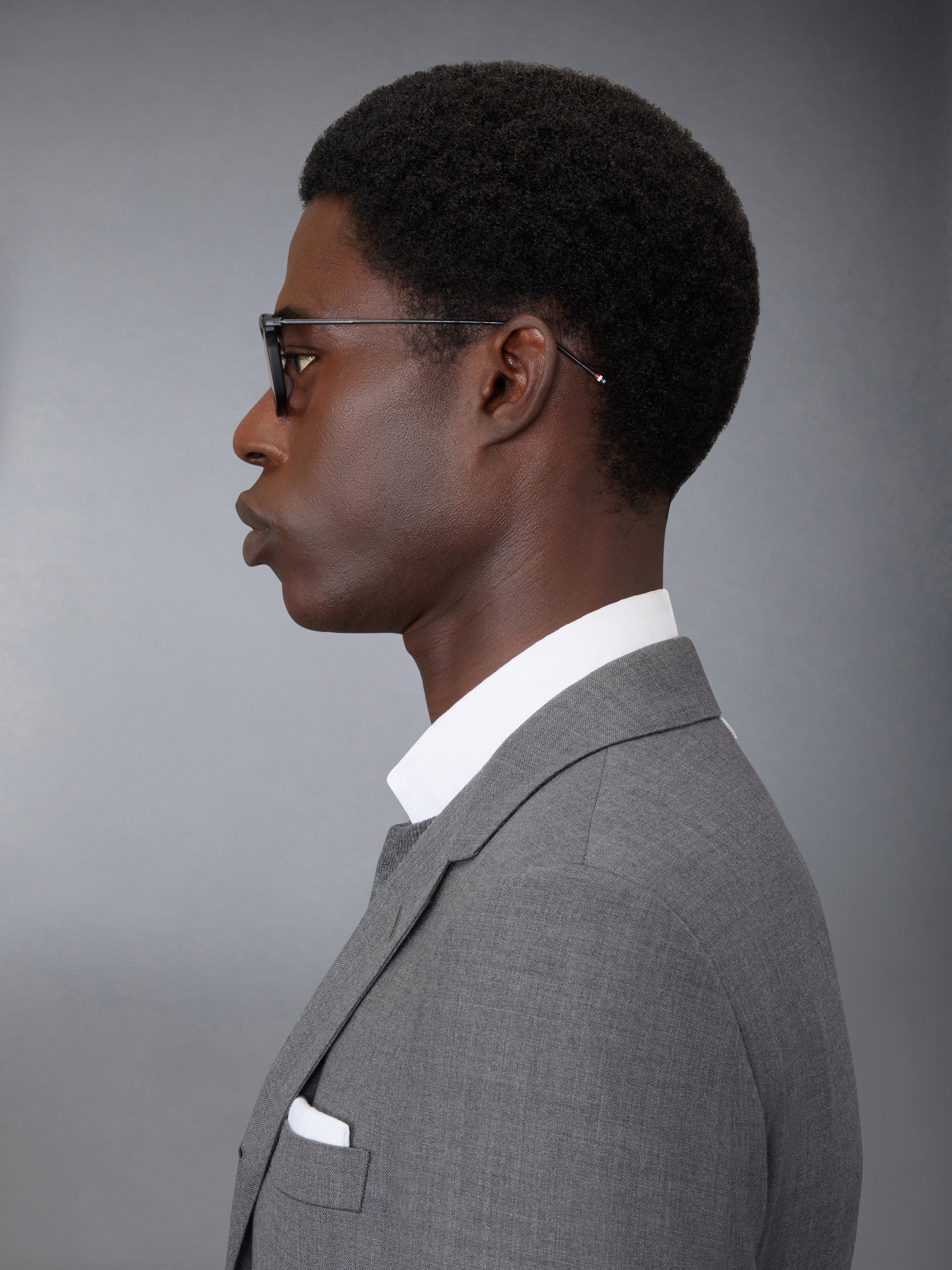 Acetate And Titanium Rectangular Eyeglasses - 5