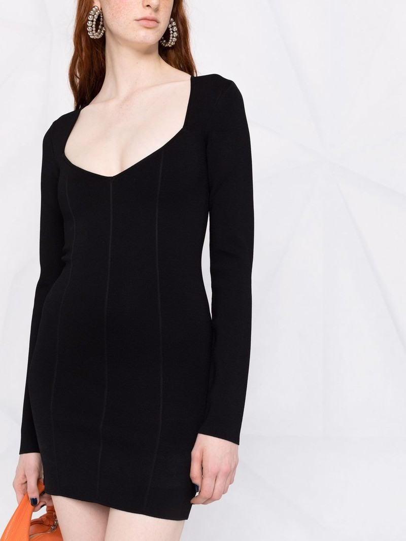 Villar long-sleeve mini dress 5