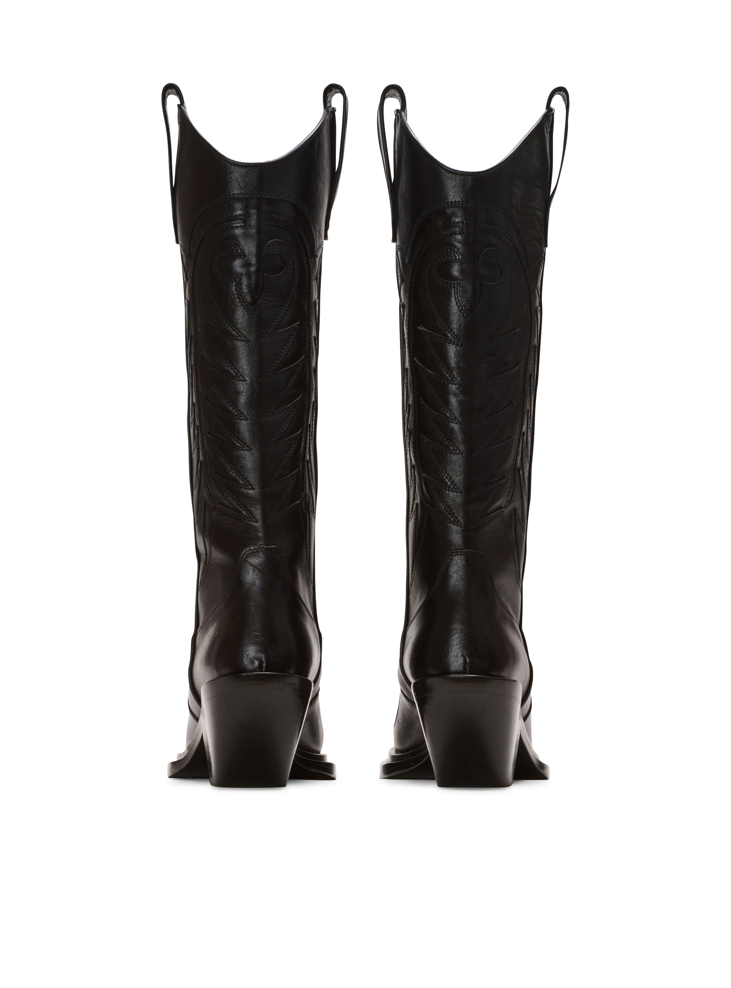 Dan patchwork leather boots - 3