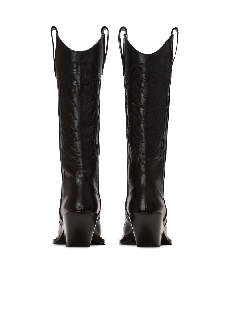 Dan patchwork leather boots 3