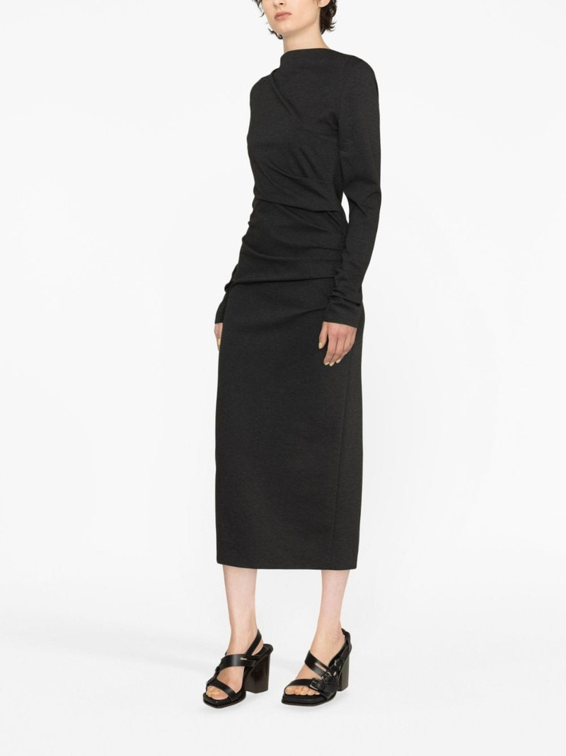 DOROTHEE SCHUMACHER gathered cut-out midi dress outlook