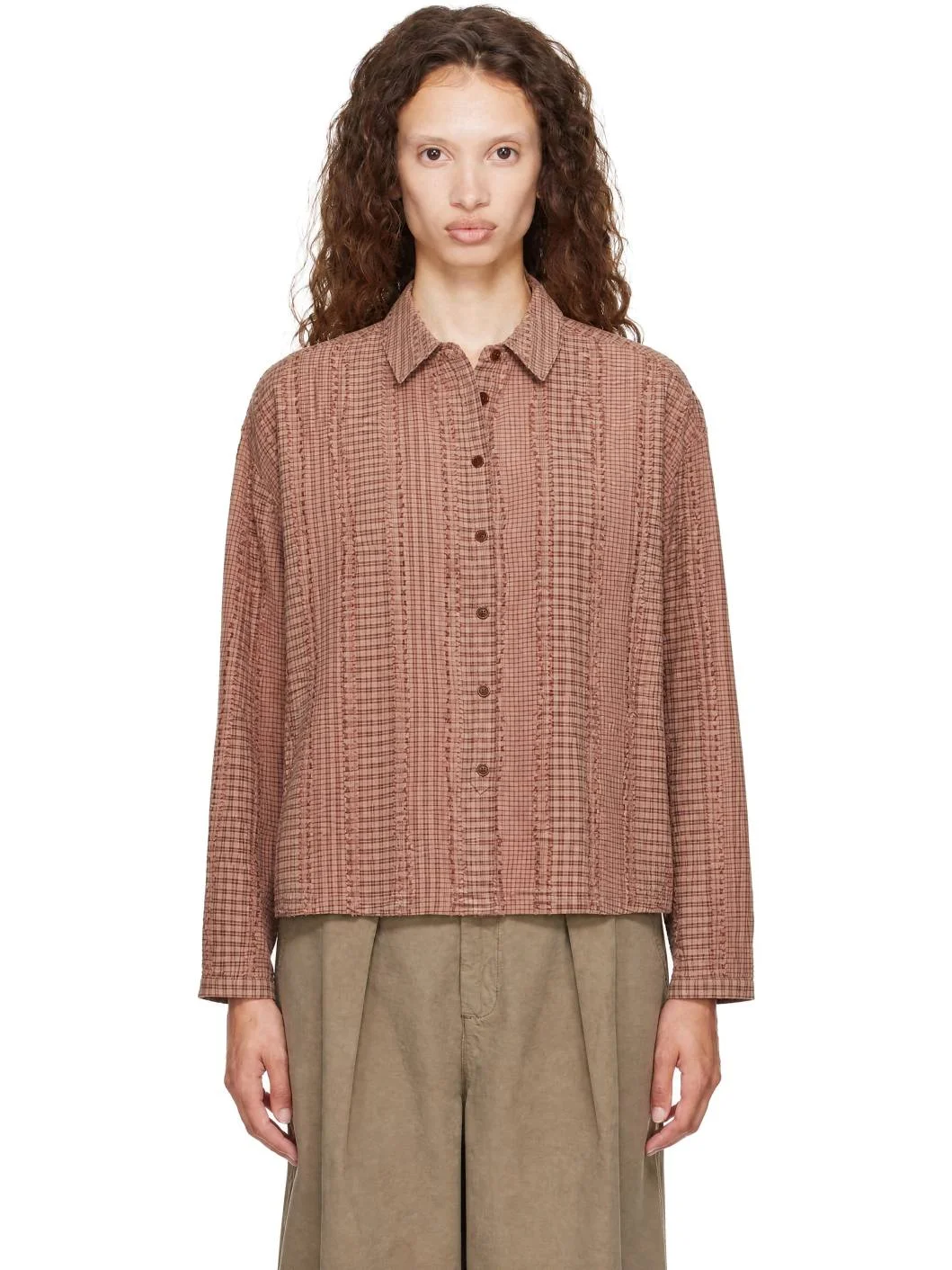 Beige & Pink Marianne Shirt - 1