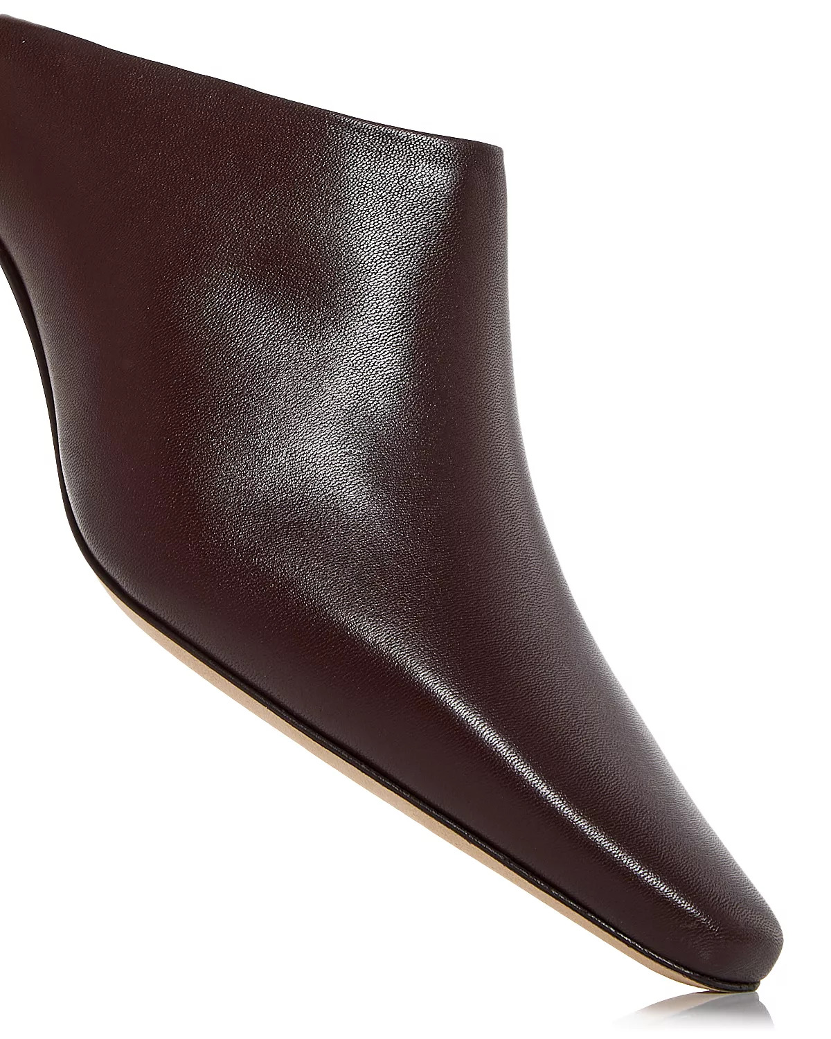 Women's Wally Mid Heel Mules in Leather - 5