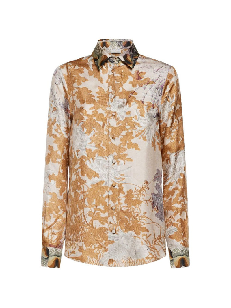floral-print long-sleeve shirt 1