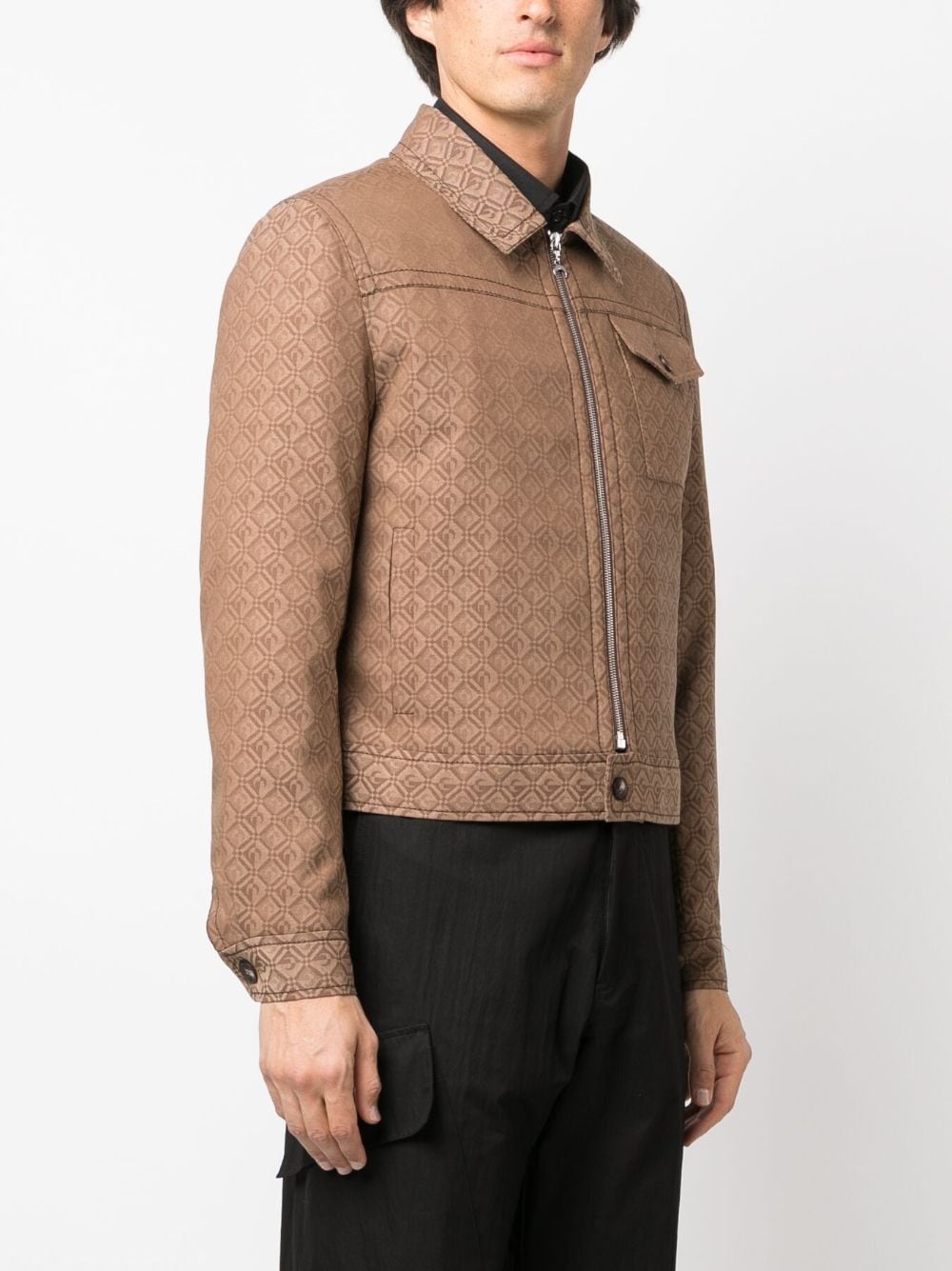 zip-up printed jacket - 3