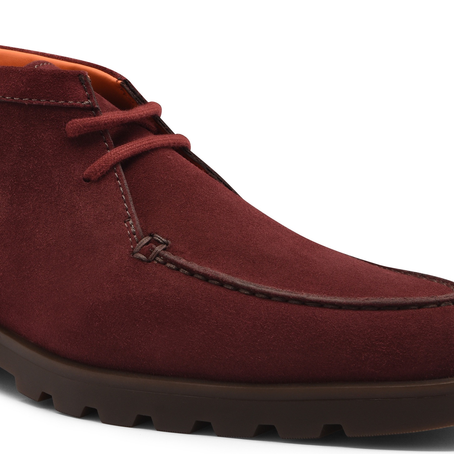 Men's red suede desert boot - 6