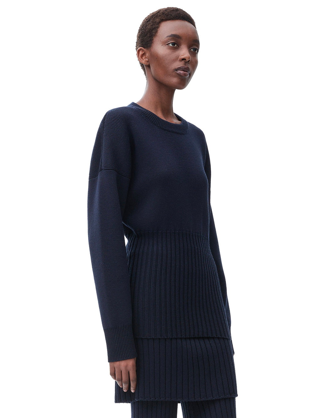 Loewe Women Ribbed Wool Long Sweater - 2
