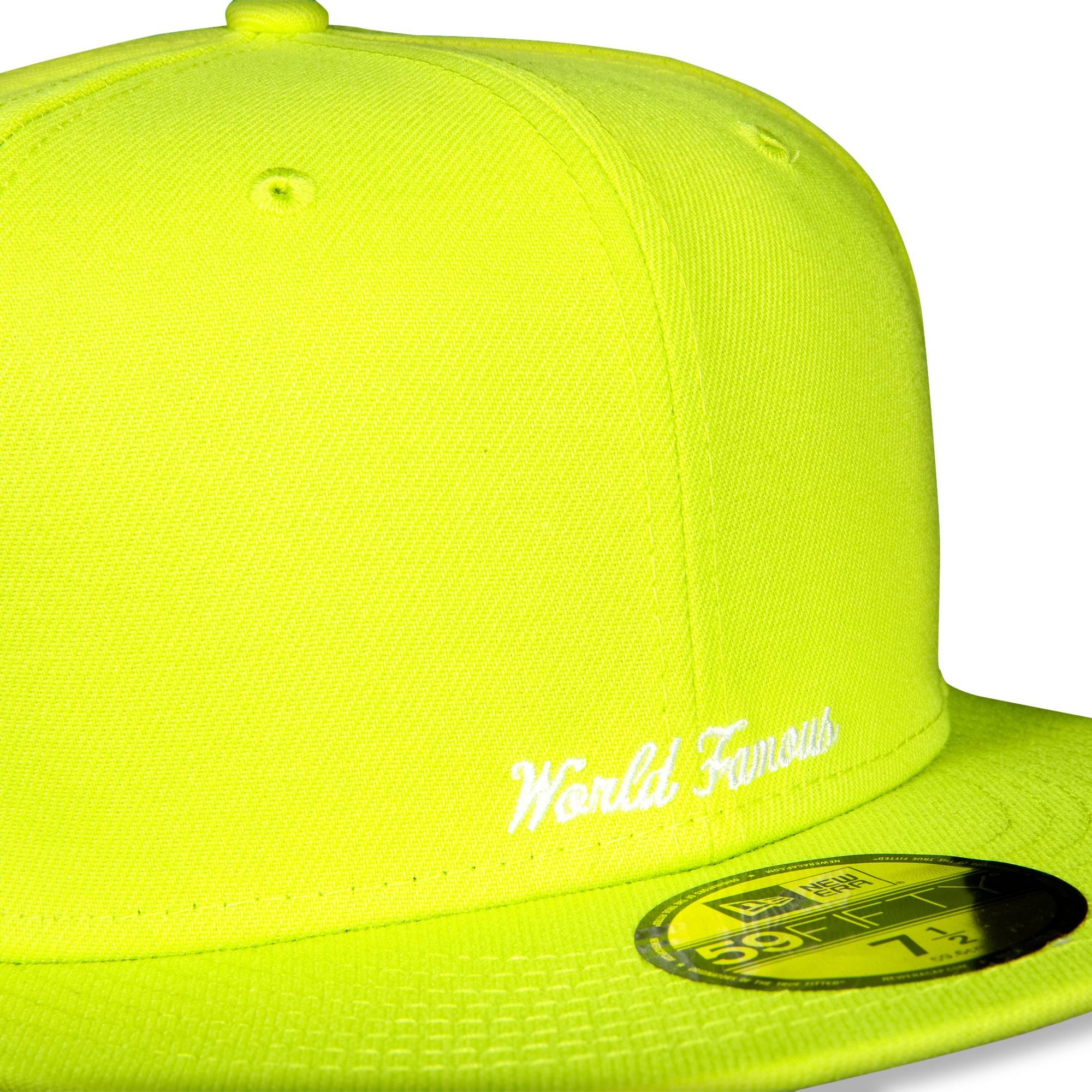 Supreme x New Era Reverse Box Logo Hat 'Bright Yellow' - 3