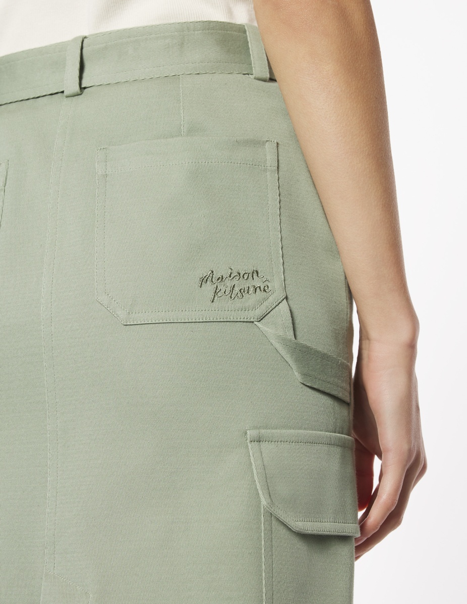 BELTED UTILITY SKIRT - 4