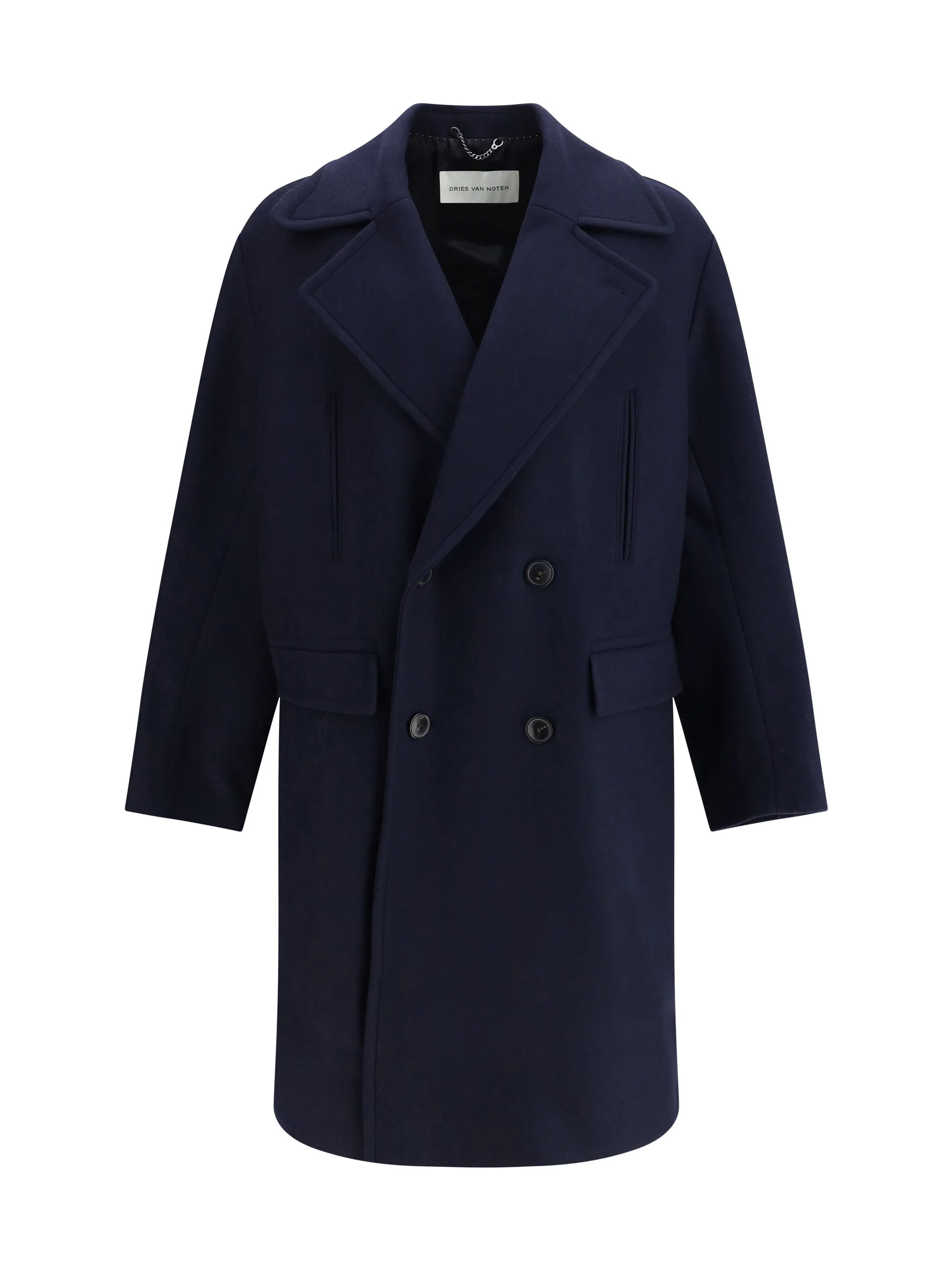 Dries Van Noten Men Racos Coat In Wool - 1