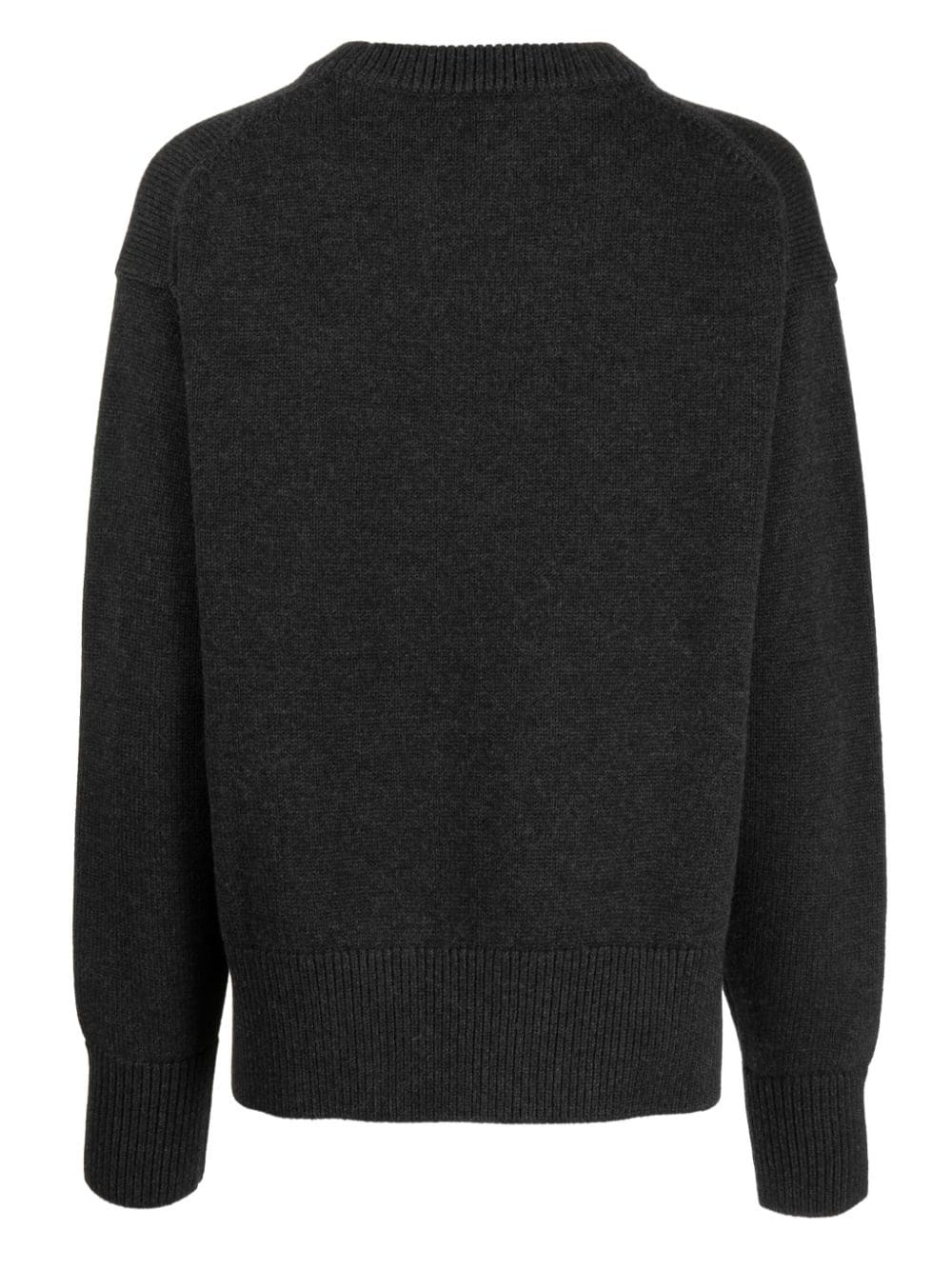 crew-neck knitted jumper - 2