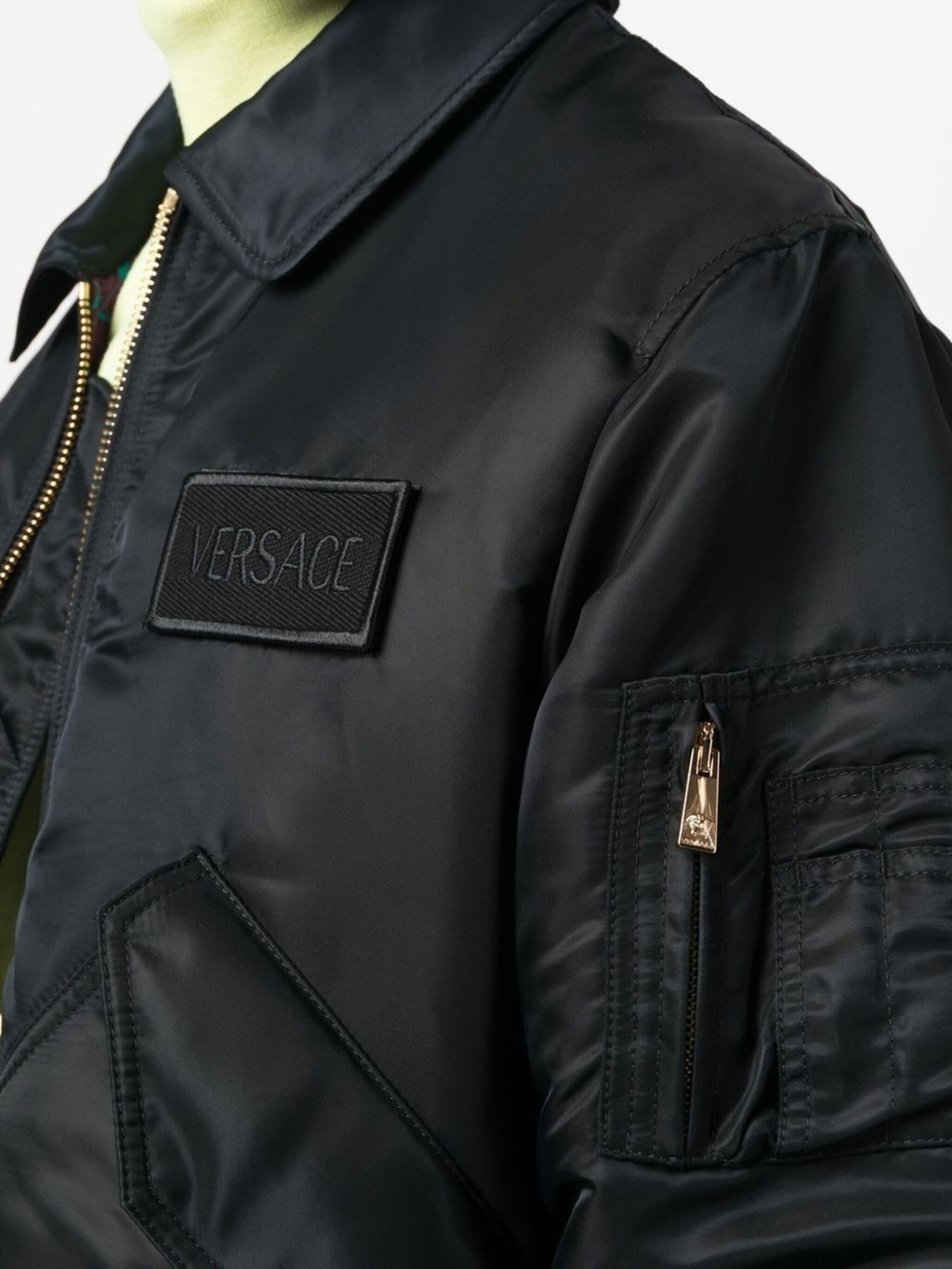 Versace Barocco Silhouette Blouson Jacket