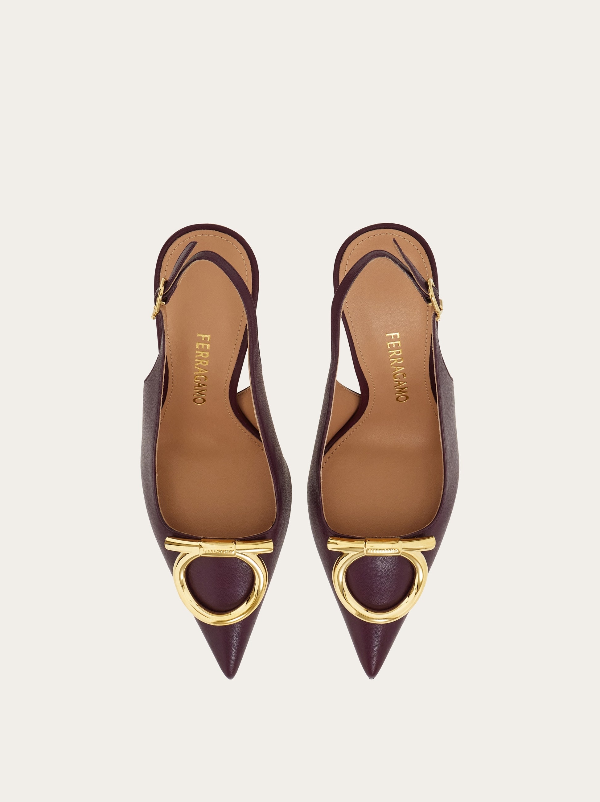 Maxi Gancini slingback pump - 2