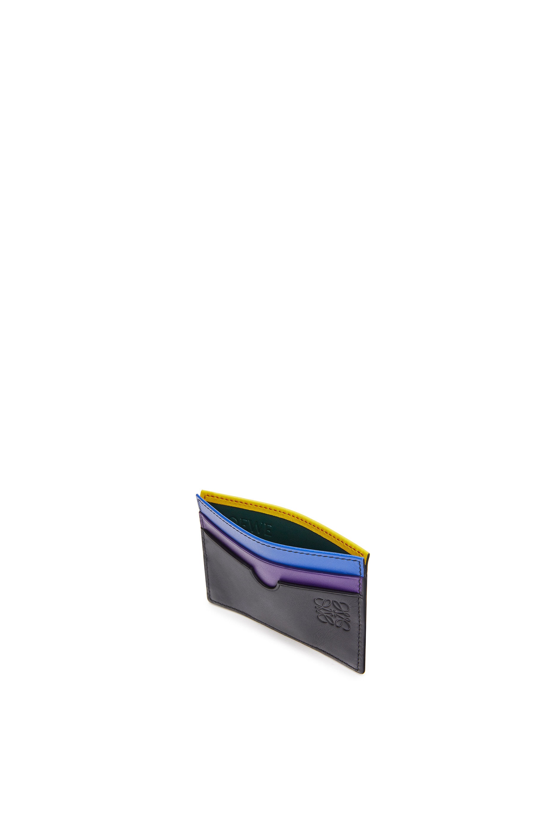 Plain cardholder in soft calfskin - 3