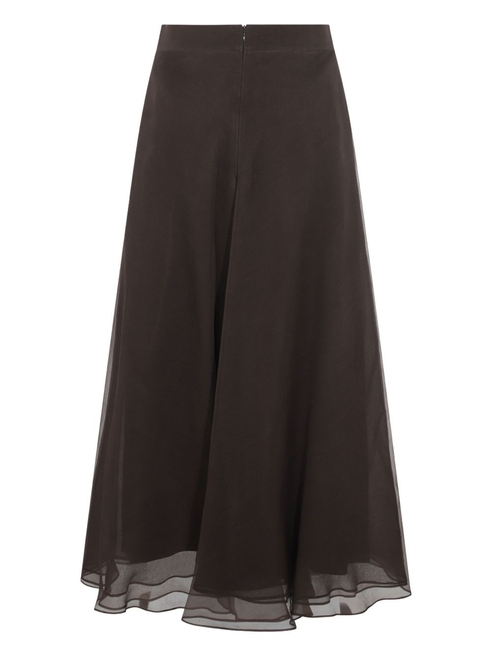 silk midi skirt - 2