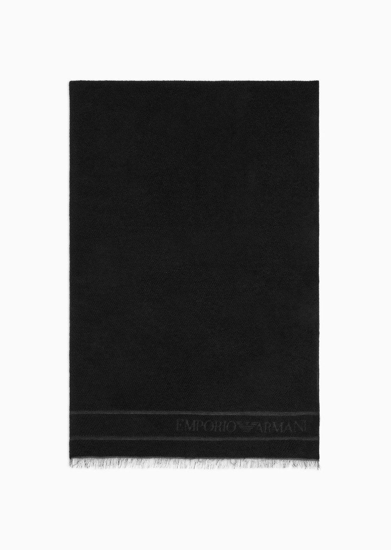 Jacquard logo stole 1