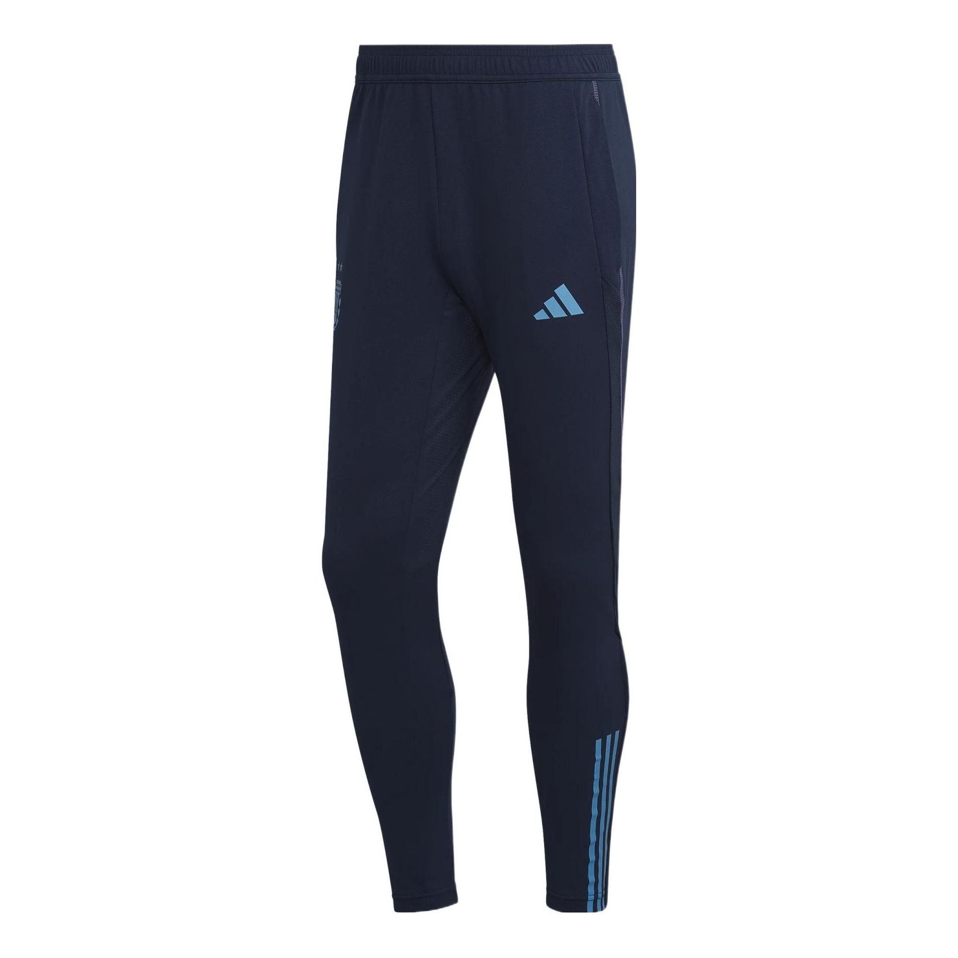 Men's adidas Afa Tr Pant Stripe Logo Slim Fit Mid Waist Sports Pants/Trousers/Joggers Black HF3914 - 1