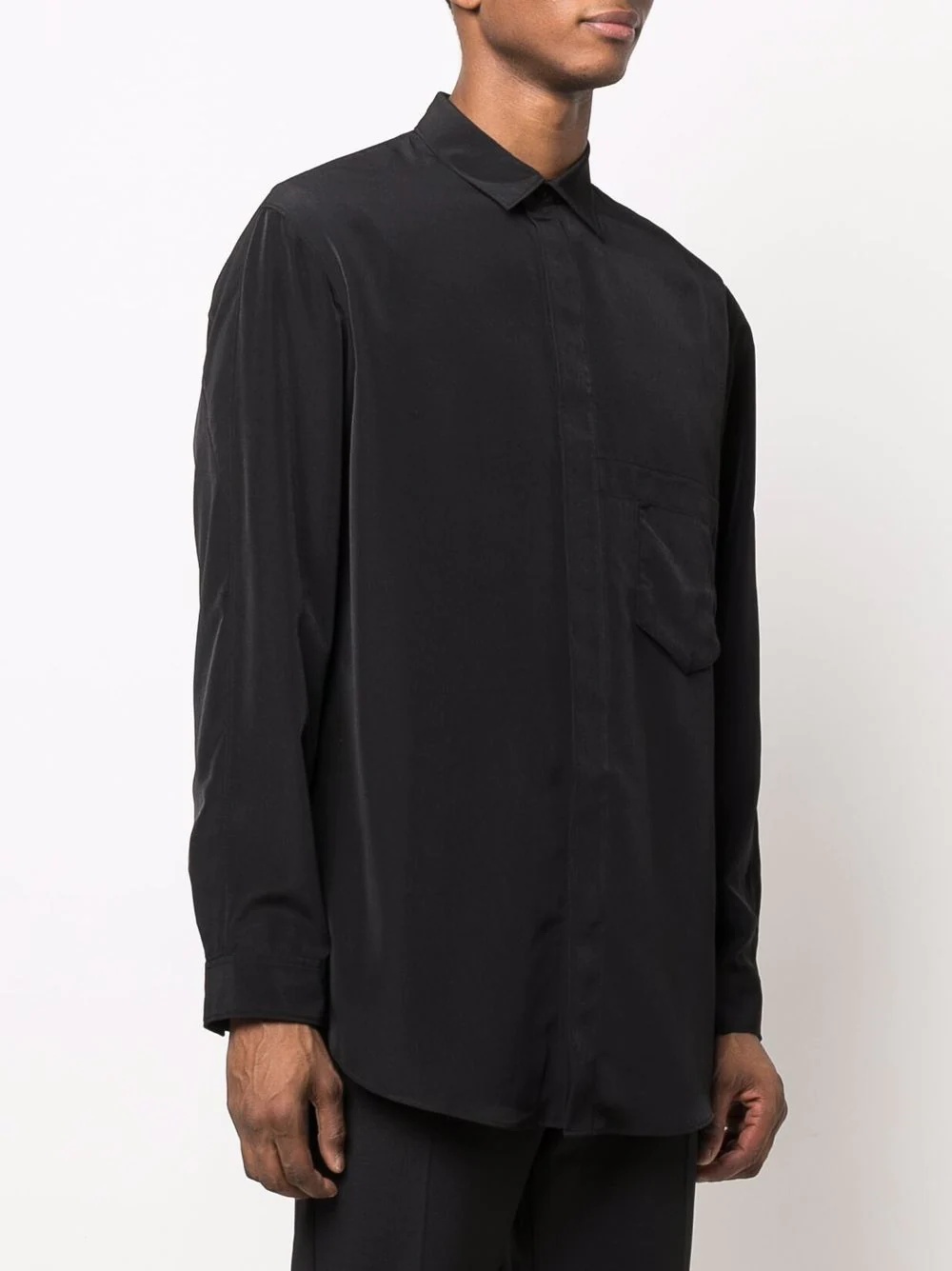 logo print shirt - 3