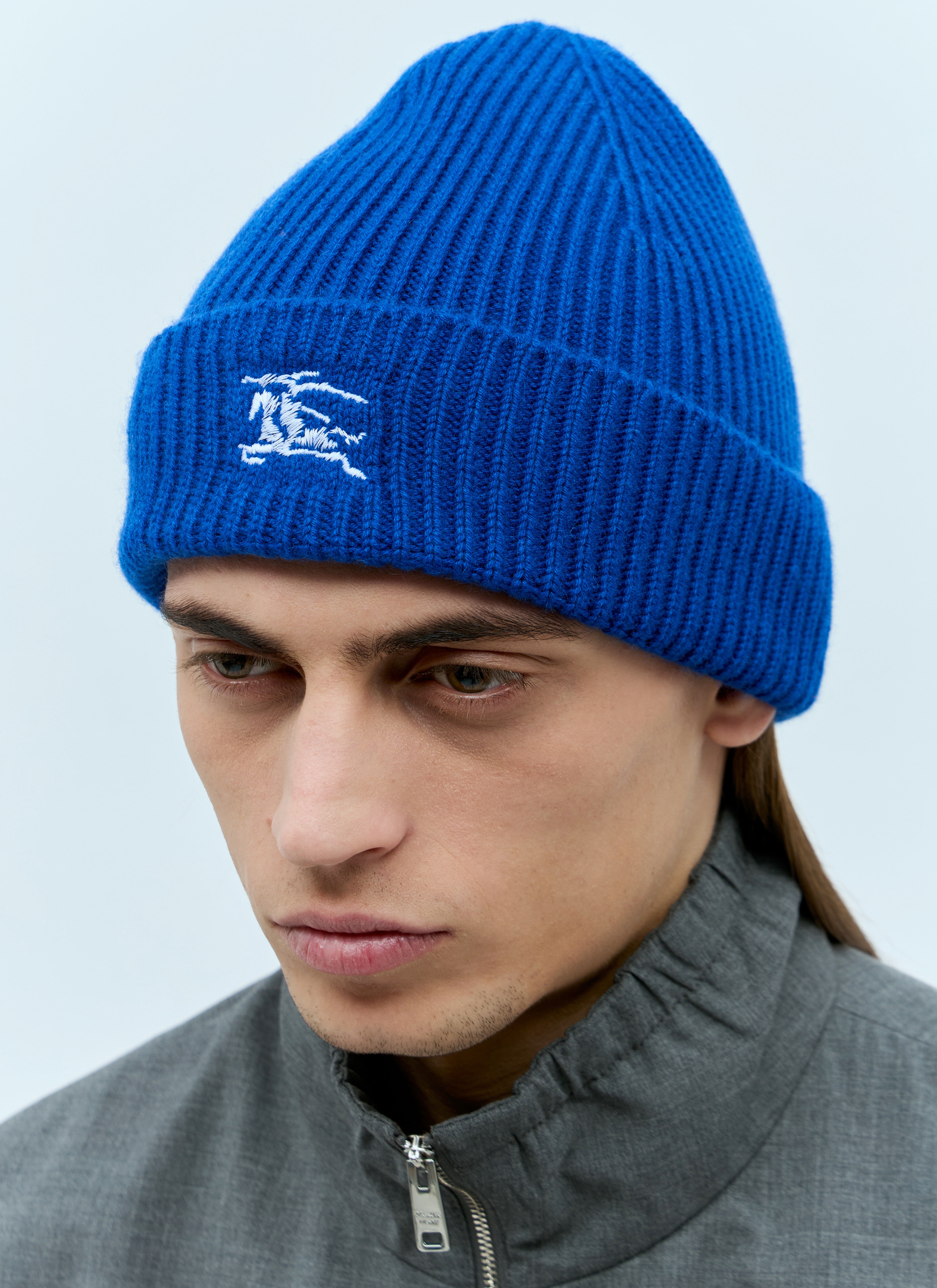 Ribbed Cashmere Beanie - 4