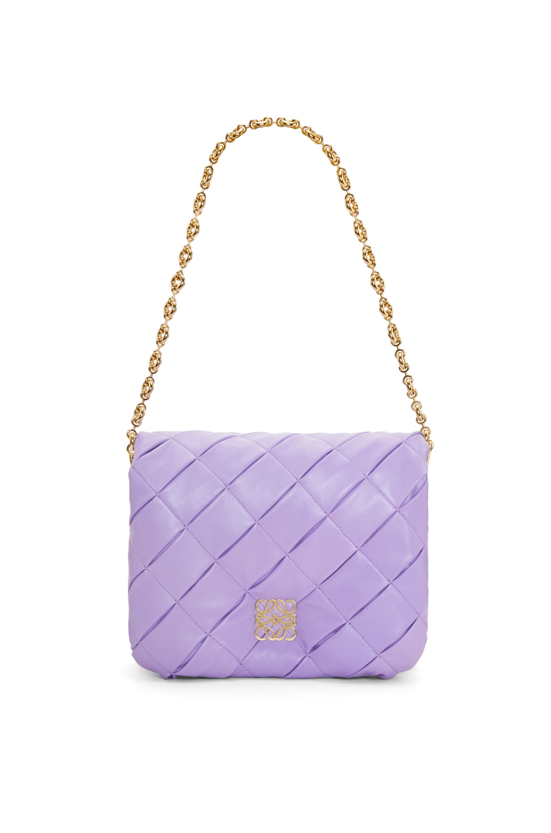 Puffer Goya in pleated shiny nappa lambskin - 6
