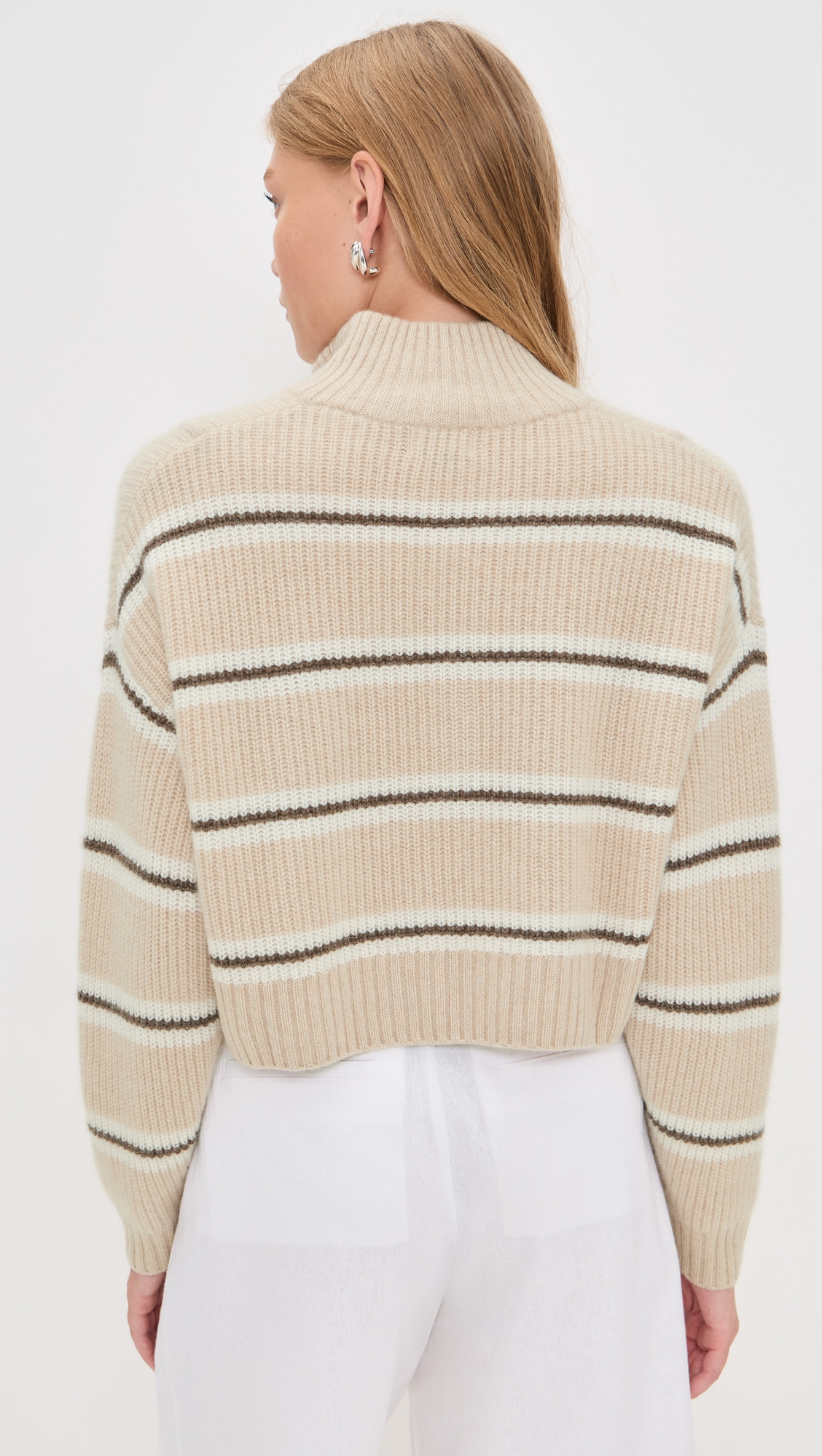 Cropped Hampton Cashmere Sweater - 2