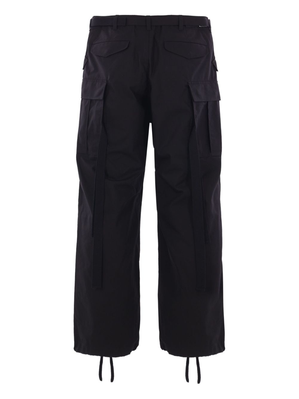 belted cargo trousers - 2