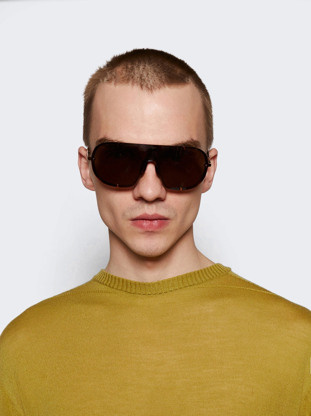 X Dries Van Noten 216 C3 Aviator Sunglasses Old Gold - 2