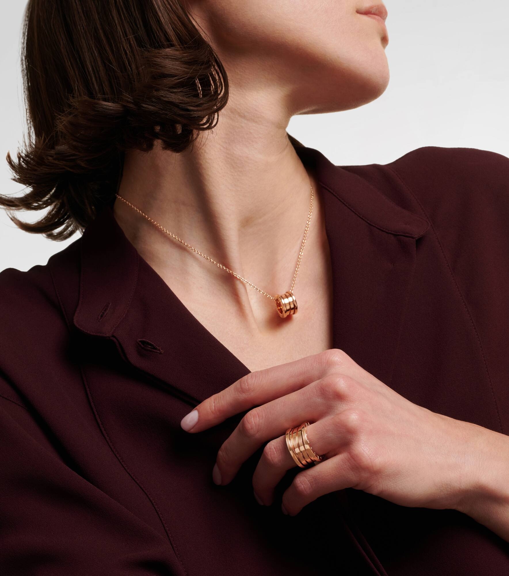 B.zero1 18kt rose gold ring - 2