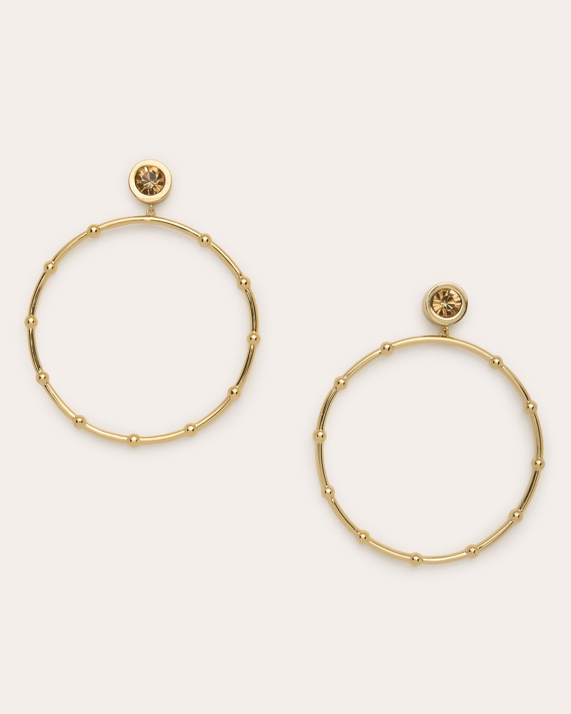 RAMY BROOK Angely Drop Hoop Earrings outlook