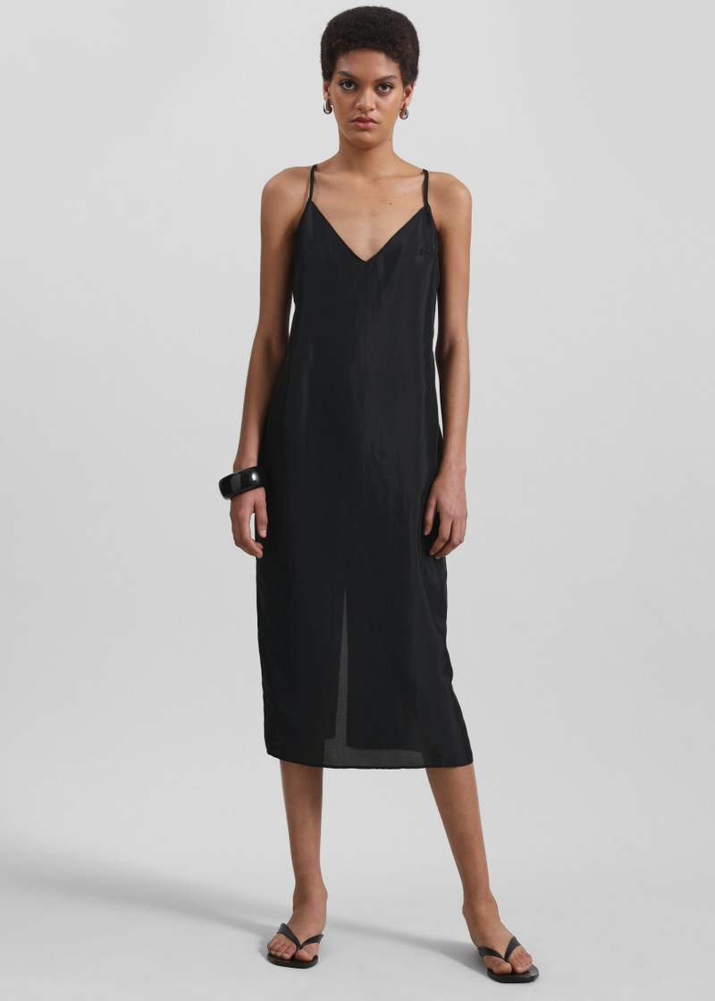 Vence Slip Dress - Black 7