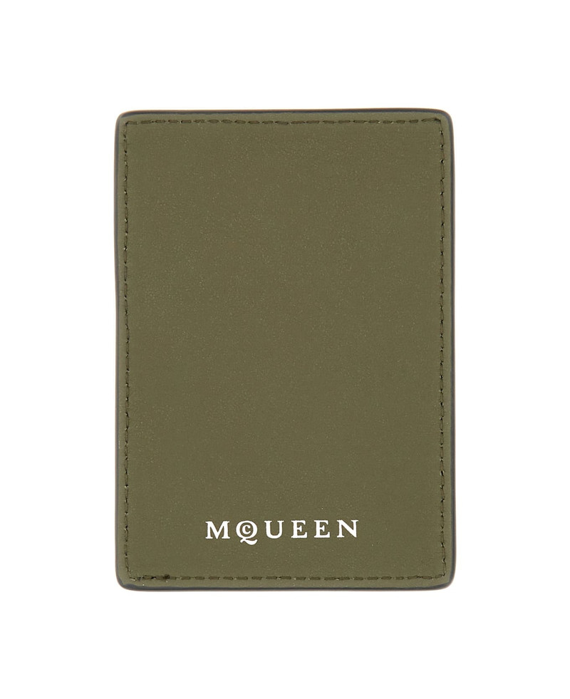 Alexander McQueen Magnetic Card Holder "skull" outlook