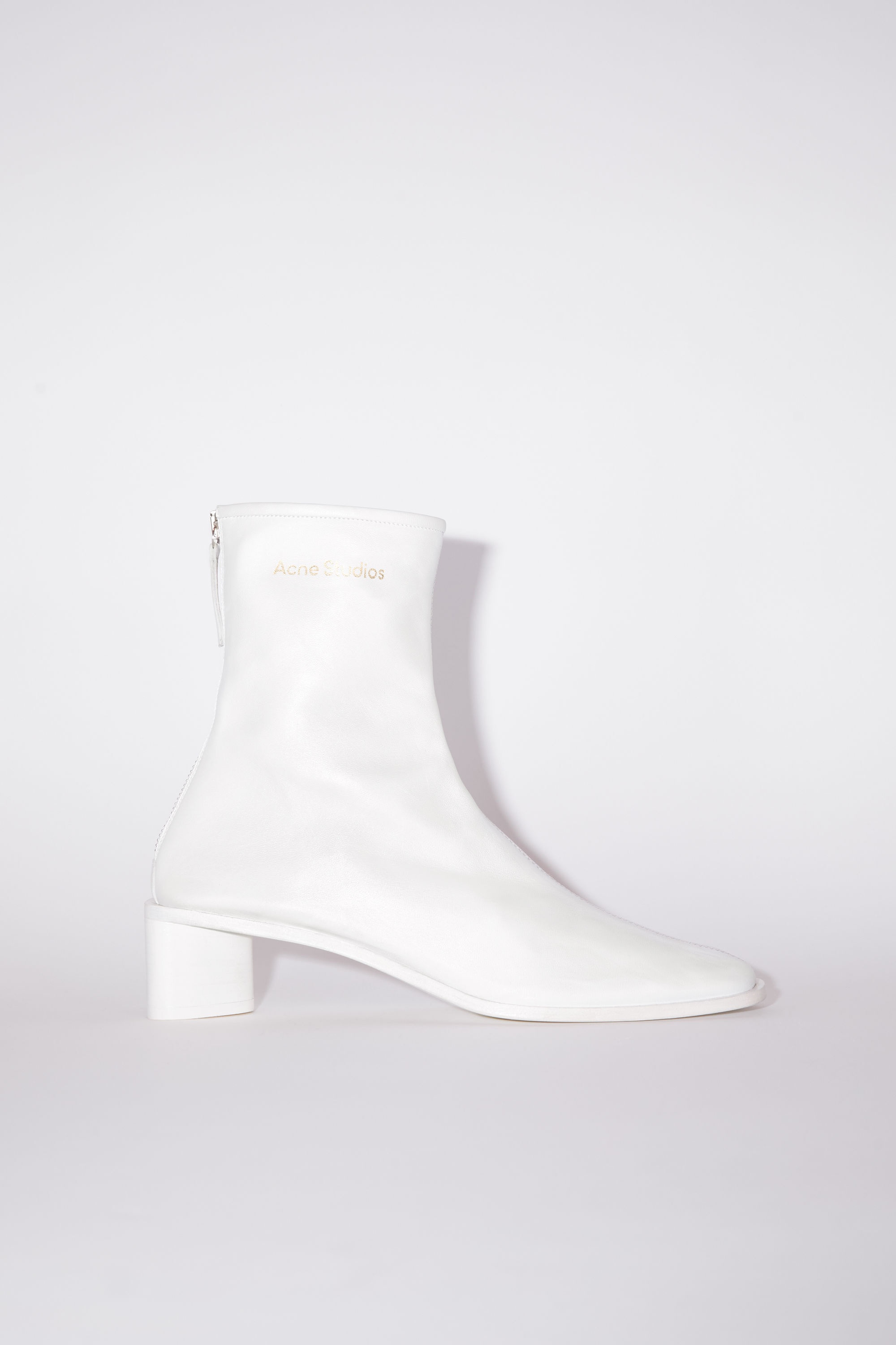 Logo ankle boots - Optic White - 1