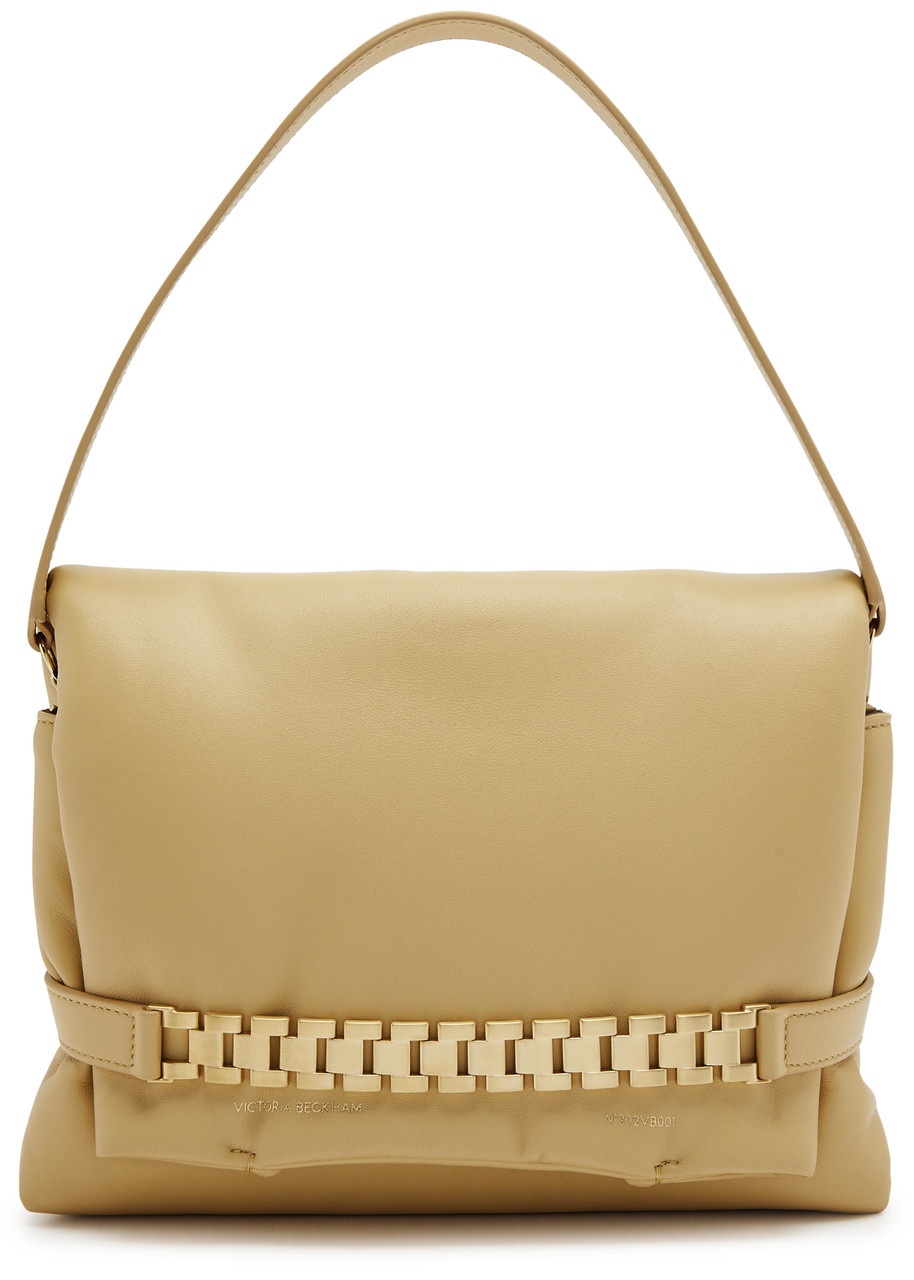ハンドバッグ VICTORIA BECKHAM PUFFY LEATHER POUCH WITH CHAIN Puffy Jumbo Chain Pouch In Black Leather – Victoria Beckham Inc