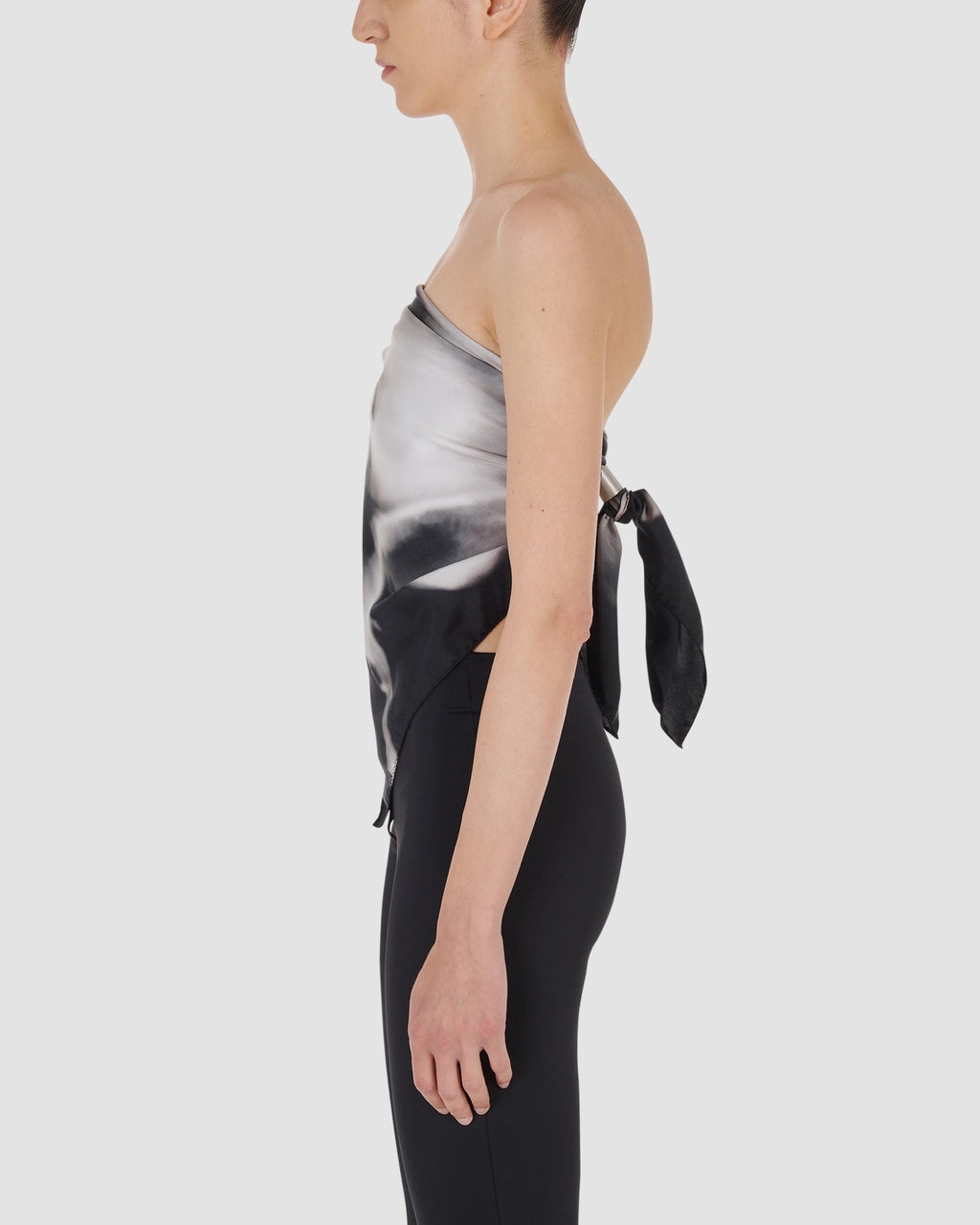 PRINTED FOULARD TOP - 6