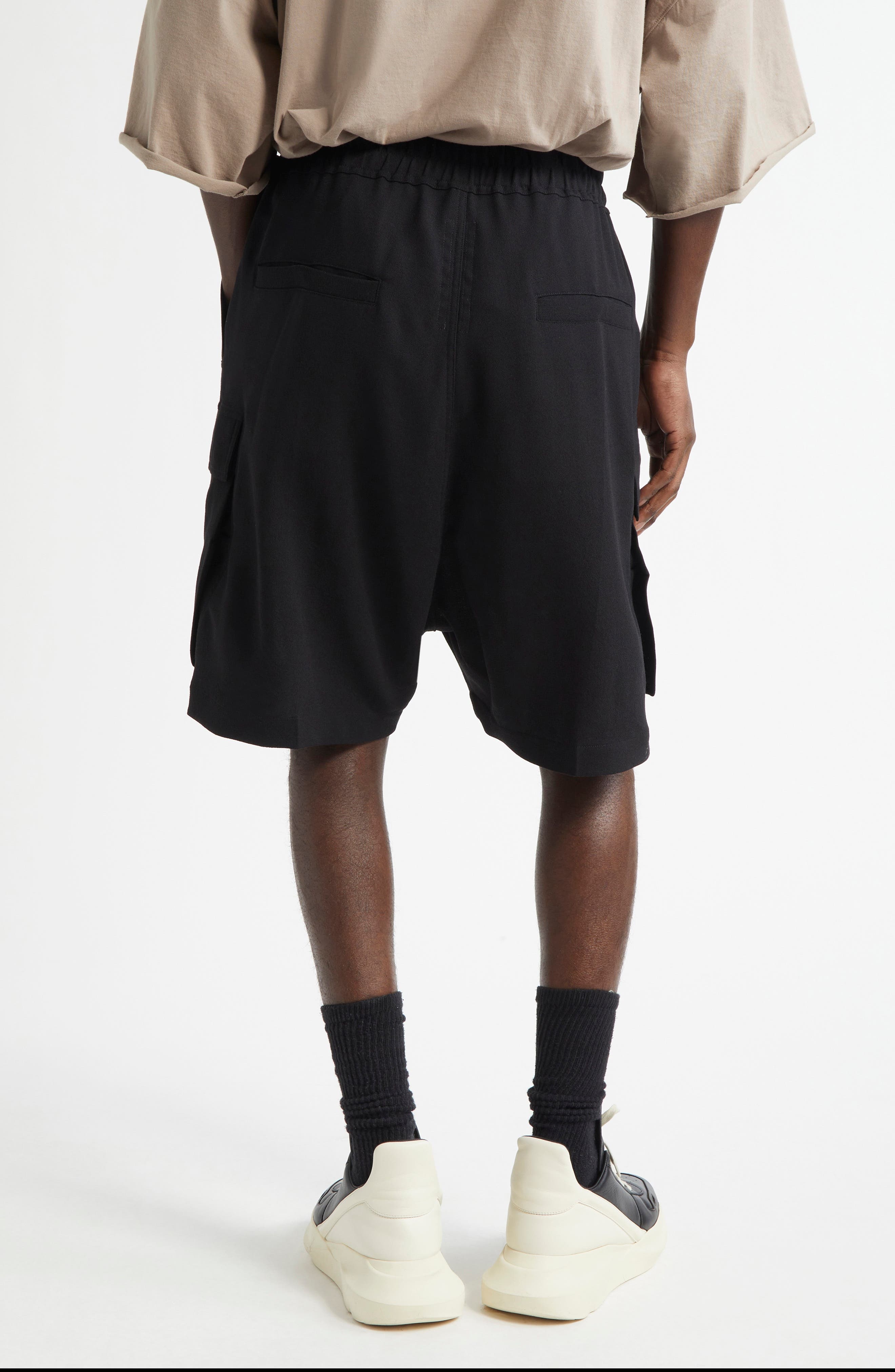 Rick Owens Cargobela Cargo Shorts in Black at Nordstrom - 2