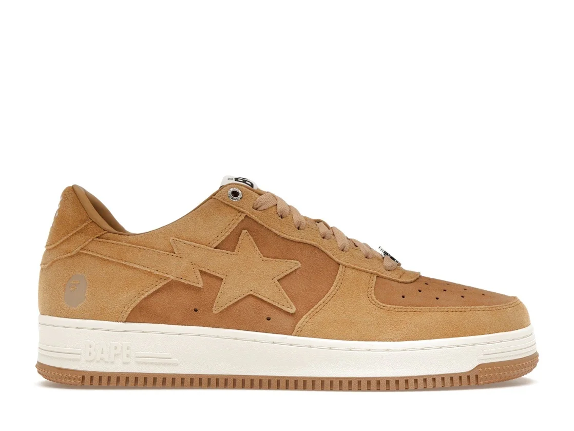 A Bathing Ape Bape Sta Beige Suede - 1