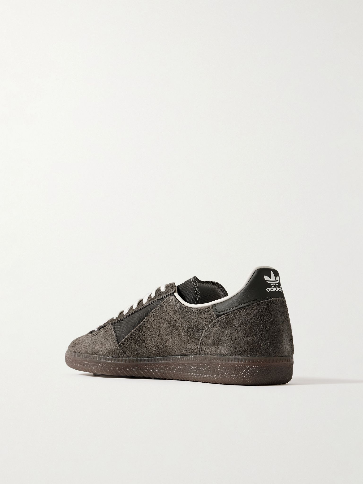 Wensley Spezial Suede and Leather-Trimmed Shell Sneakers Brown - 4