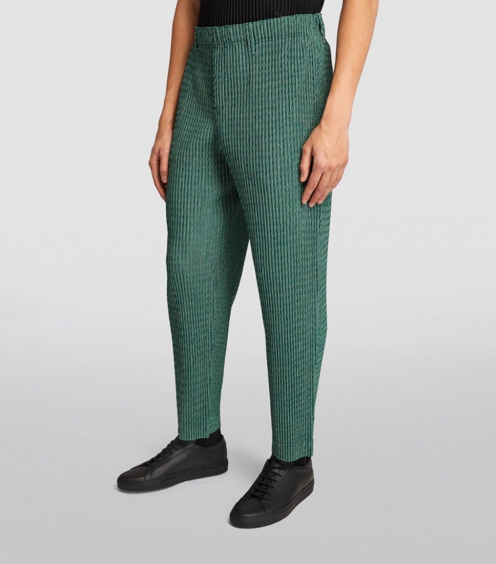 Zipper Chain Pleated Trousers - 3
