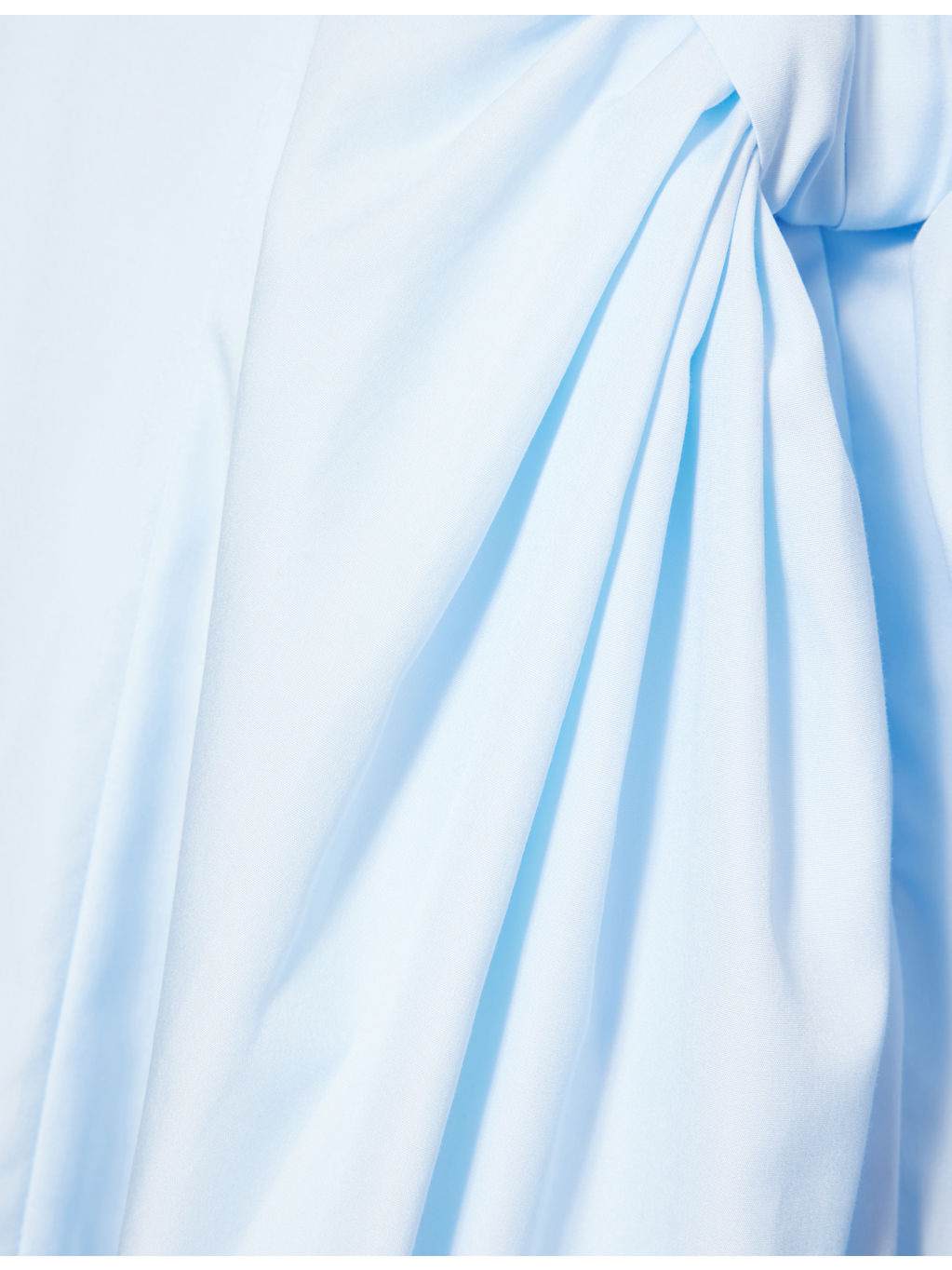 Bow Hip Flared Cotton-Poplin Midi Skirt - 6