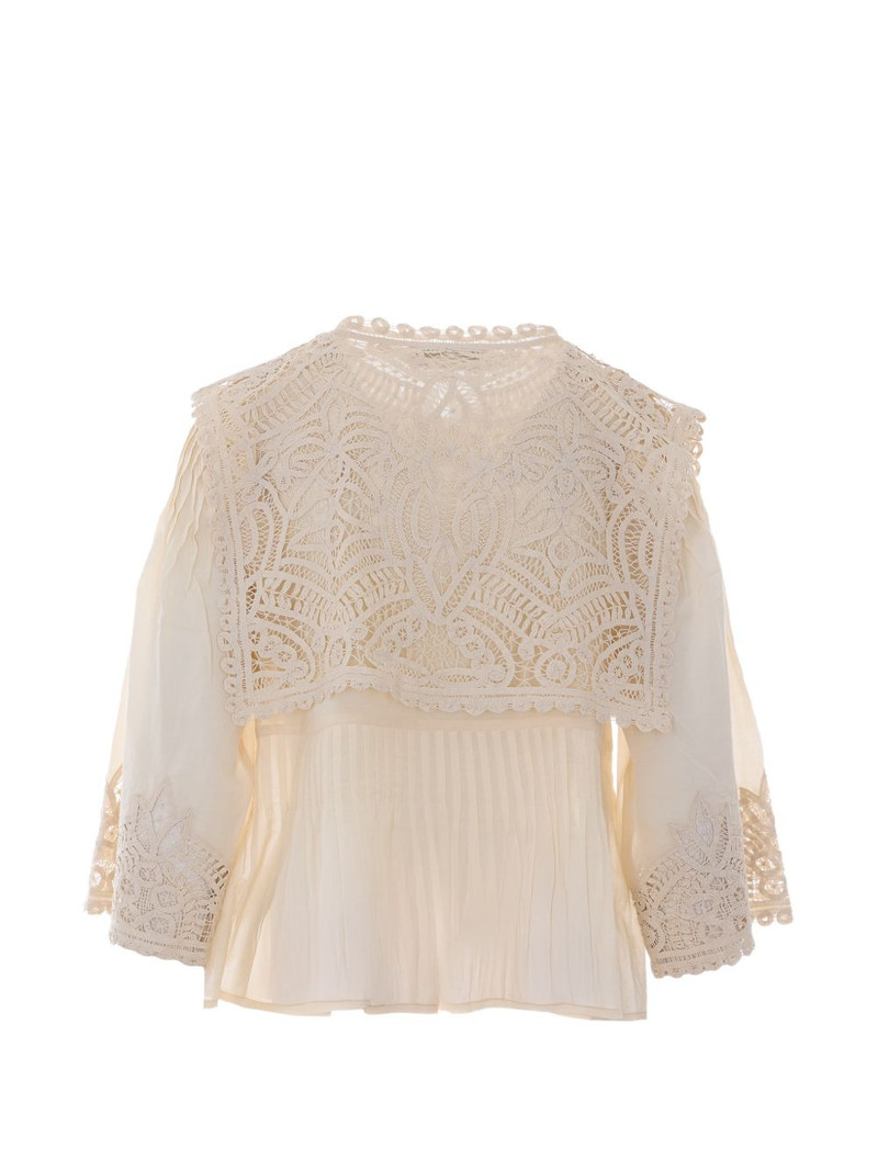 Sea Adelina embroidered lace top outlook