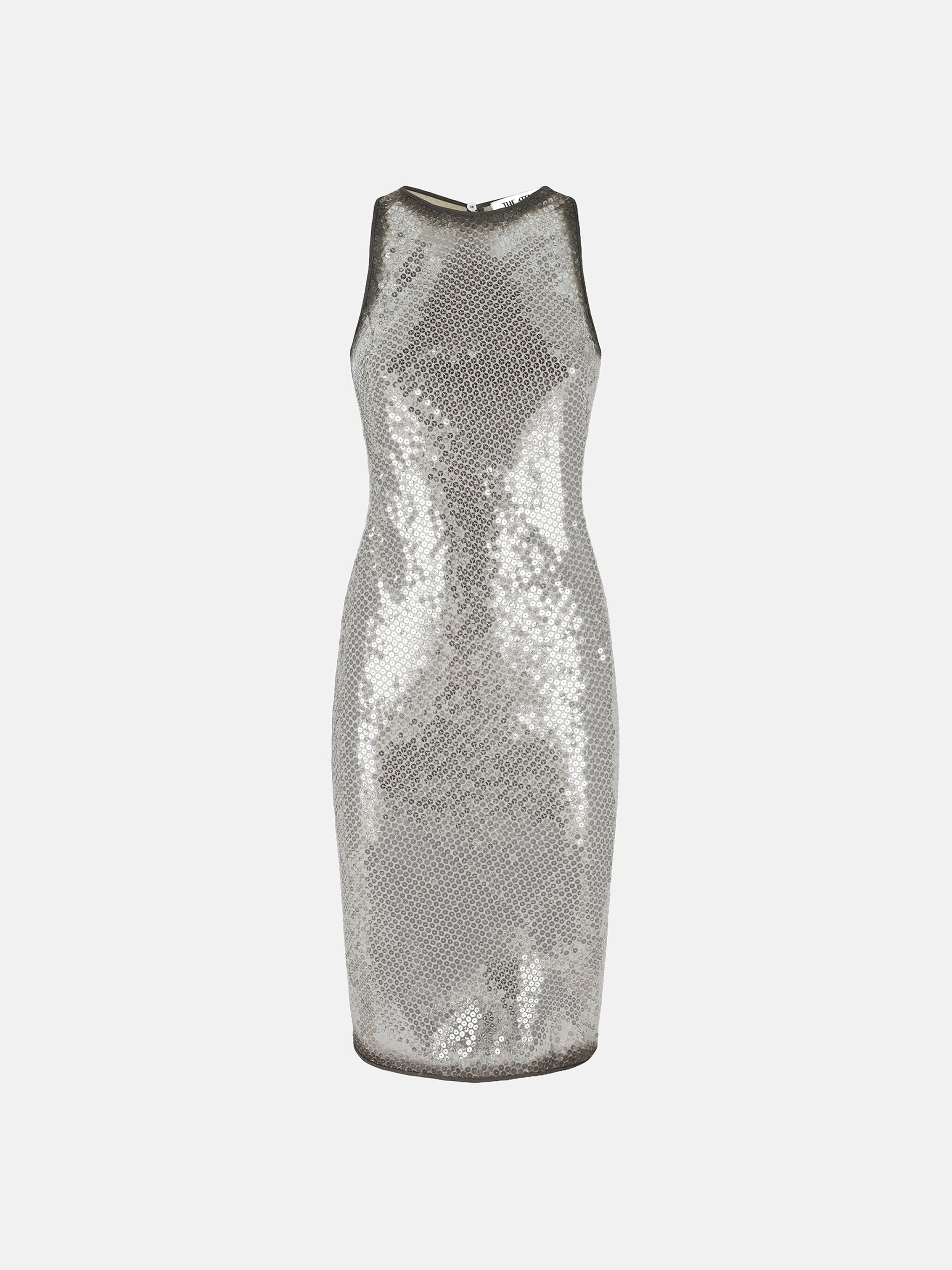 SILVER MINI DRESS - 1