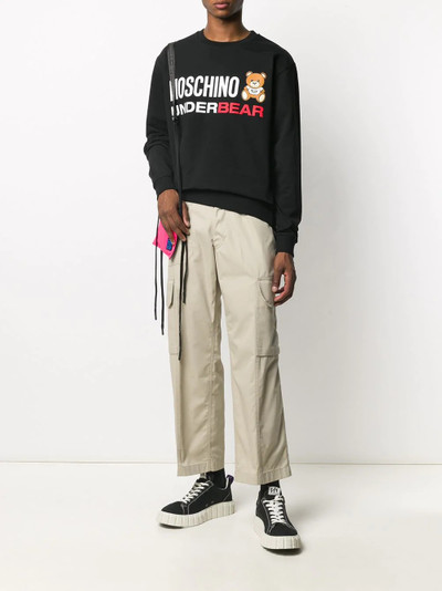 Moschino Underbear print sweatshirt outlook