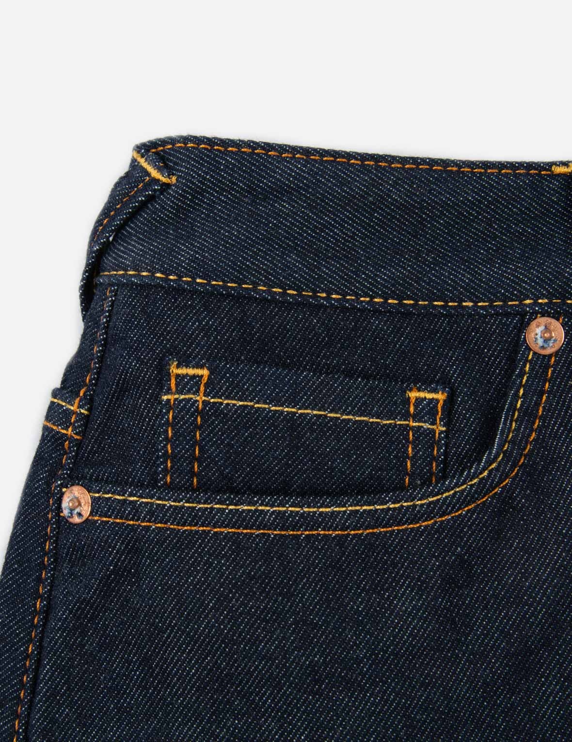 Floral Seagull Embroidery Denim Pencil Skirt - 10